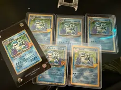 Pokemon Blastoise PCP 25th Anniversary (6) Card Lot THAI, CHINESE, JAPANESE Holo - Image 1