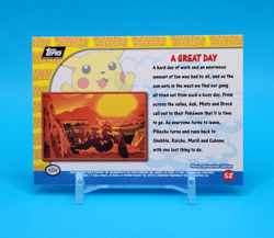 Pokemon Card - A Great Day 58 - Pikachu's Vacation - Topps - Image 3