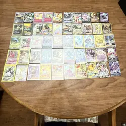 Pokemon Card Lot 50 Card Holo Rare Full Art Lot - Image 1