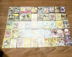 Pokemon Card Lot 50 Card Holo Rare Full Art Lot - Image 2