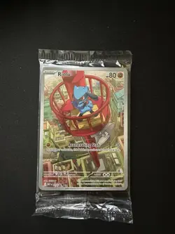Pokemon TCG Mega Evolutions Riolu 010 Sealed Promo Card - Image 1