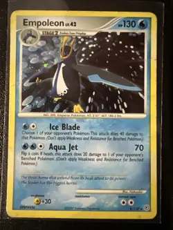 Pokemon Card - Empoleon Diamond and Pearl 4/130 Holo Rare Never played - Image 1