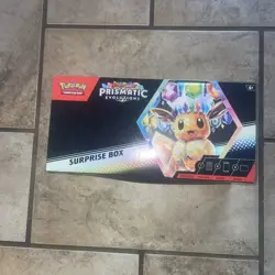 Pokemon TCG Scarlet & Violet Prismatic Evolutions Surprise Box Box Only No Cards - Image 1