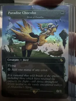 Paradise Chocobo - Birds of Paradise (Borderless) Commander: Final Fantasy Foil - Image 1