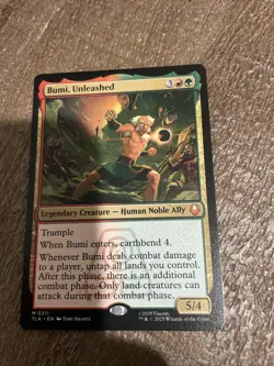 Bumi, Unleashed Avatar: The Last Airbender Regular Non Foil NM Free Shipping - Image 1