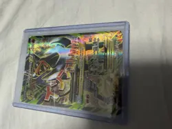 Pokemon TCG M Houndoom EX Ultra Rare Full Art 154/162 Played Heavy - Image 1