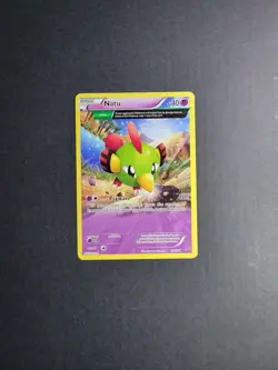 Natu 28/108 Pokemon TCG XY Roaring Skies Regulae Full Art Common MP - Image 2