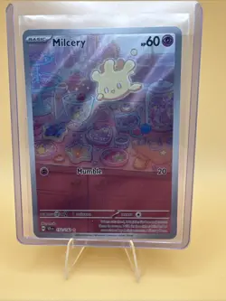 Pokemon TCG Milcery 152/142 Stellar Crown Illustration - Image 1