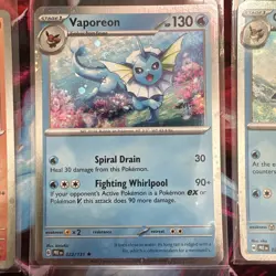 Pokemon Prismatic Evolutions Eeveelution Cosmos Holo Costco Mini Tin Promo Set - Image 4