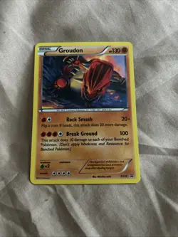 Groudon XY52 XY Holo Black Star Promo Pokemon - Image 2