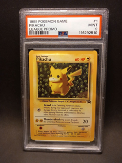 Pokemon Pikachu WP 1 PSA 9 MINT #1 Wizards Black Star Promos League Promo - Image 1