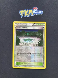 Pokemon TCG Fairy Garden XY Base Set 117/146 Reverse Holo LP. - Image 1