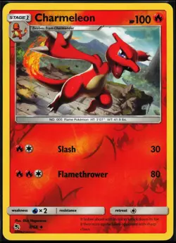 Pokemon - Charmeleon - 8/68 - Hidden Fates - Reverse Holo - NM/M - Image 1