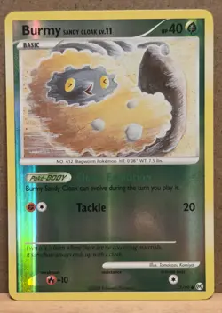 Burmy - Sand Cloak - Pokemon Arceus 57/99 common Reverse Holo NM - ungraded - Image 1