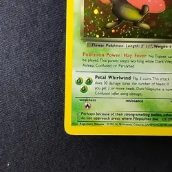 Pokemon TCG Dark Vileplume Team Rocket 13/82 Unlimited Holo Rare LP Swirl - Image 5
