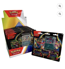 Pokemon TCG ME02 PHANTASMAL FLAMES 3 PACK BLISTER CASE - Factory Sealed 24 ct - Image 5
