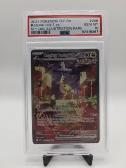 Raging Bolt ex 208 Temporal Forces SIR Special Illustration Rare PSA 10 GEM MINT - Image 2