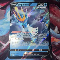 Pokemon TCG Empoleon V Sword & Shield Battle Styles 040/163 Holo Ultra Rare NM - Image 1
