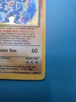 Pokemon Machamp 1st Edition 8/102 Unlimited Base Set 1999 Holo - Image 4