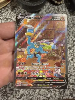 Pokemon TCG Machamp V (Alternate Art) 172/189 Swsh10: Astral Radiance Holo NM - Image 1