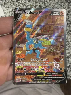 Pokemon TCG Machamp V (Alternate Art) 172/189 Swsh10: Astral Radiance Holo NM - Image 2