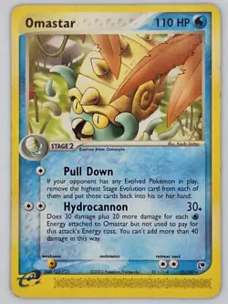 Omastar 19/100 Pokemon - EX Sandstorm HP - Image 1