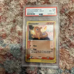 2003 Pokemon EX Dragon Charmander Holo 98/97 - PSA 6 EX - - Image 1