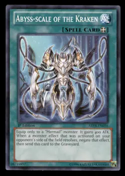 Yugioh Abyss-scale of the Kraken #ABYR-EN056 Abyss Rising LP - Image 1