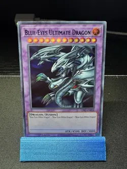 Yugioh Blue-Eyes Ultimate Dragon (Blue) LDS2-EN018 Near Mint 1st Edition - Image 2
