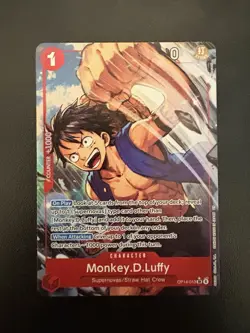 Monkey. D. Luffy OP14-013 (SR Alt Art) One Piece TCG The Azure Seas Seven OP14 - Image 2