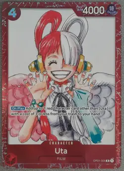 One Piece Card Game Uta OP01-005 R Film Red Edition Anglais - Image 1