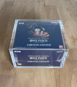 One Piece Romance Dawn Booster Box OP-01 Blue Bottom Sealed with Acrylic Case - Image 1