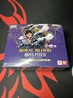 One Piece SEALED OP-10 Royal Blood Booster Box English Factory Sealed In Hand - Image 1