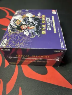 One Piece SEALED OP-10 Royal Blood Booster Box English Factory Sealed In Hand - Image 2
