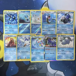Pokemon TCG Water Type Lot Of 10 Pokemon Cards - Image 1