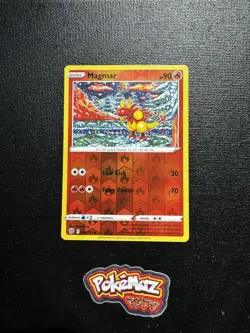Magmar 019/172 Reverse Holo Sword Shield Brilliant Stars Pokemon Trading Card - Image 1