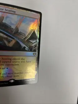 Spectator Seating Foil Commander Masters Card #0427 MTG LP - Image 2
