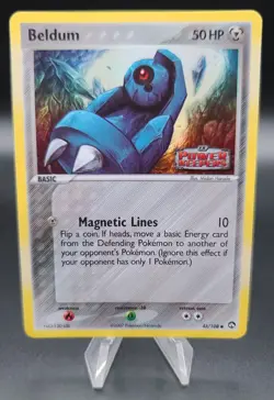 Pokemon TCG Card Beldum 45/108 EX Power Keepers Reverse Holo LP - Image 1