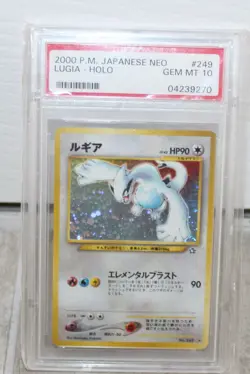 Pokemon LUGIA Neo PSA 10 GEM MINT Japanese 1999 Neo Vintage Card #249 - Image 1