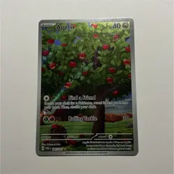 Pokemon Applin 185/167 SV06: Twilight Masquerade Illustration Rare Holo Card - Image 1