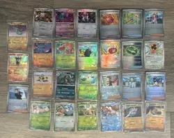 Pokemon TCG Prismatic Evolutions Lot 27 Pokeball Cards- All Cards Shown - Image 1