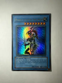 Black Luster Soldier 1st Edition Yu-Gi-Oh Card SYE-024 Ultra Rare Played LP - Image 1