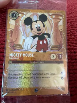 SEALED Mickey Mouse True Friend Promo 36/P2 Puzzle Glimmer Foil LORCANA card - Image 1
