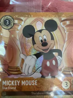 SEALED Mickey Mouse True Friend Promo 36/P2 Puzzle Glimmer Foil LORCANA card - Image 2