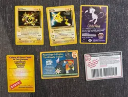 Pokemon Movie Promo Cards - Pikcahu, Electabuzz, Ancient Mew - Image 1