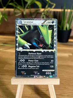 Tyranitar 88/95 Prime Holo Ultra Rare HGSS Unleased Set Pokemon Card 2010 - Image 4