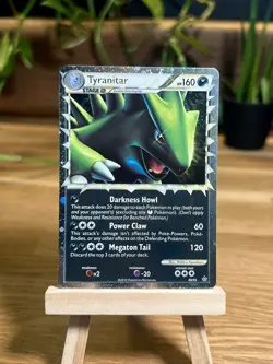 Tyranitar 88/95 Prime Holo Ultra Rare HGSS Unleased Set Pokemon Card 2010 - Image 5