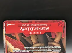 Monkey.D.Luffy P-007 Winner Tournament Promo Card One Piece Monkey D Luffy - Image 3