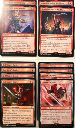 MTG Final Fantasy Deck -Cloud Buster Sword Lightning, Army of One - Red/White - Image 4
