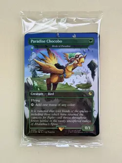 Final Fantasy MTG Chocobo Bundle Paradise Promo & Track Foil Lands - Image 5
